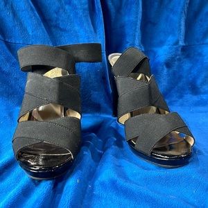 Michael Kors Jillian Strap Stretch Elastic Heel